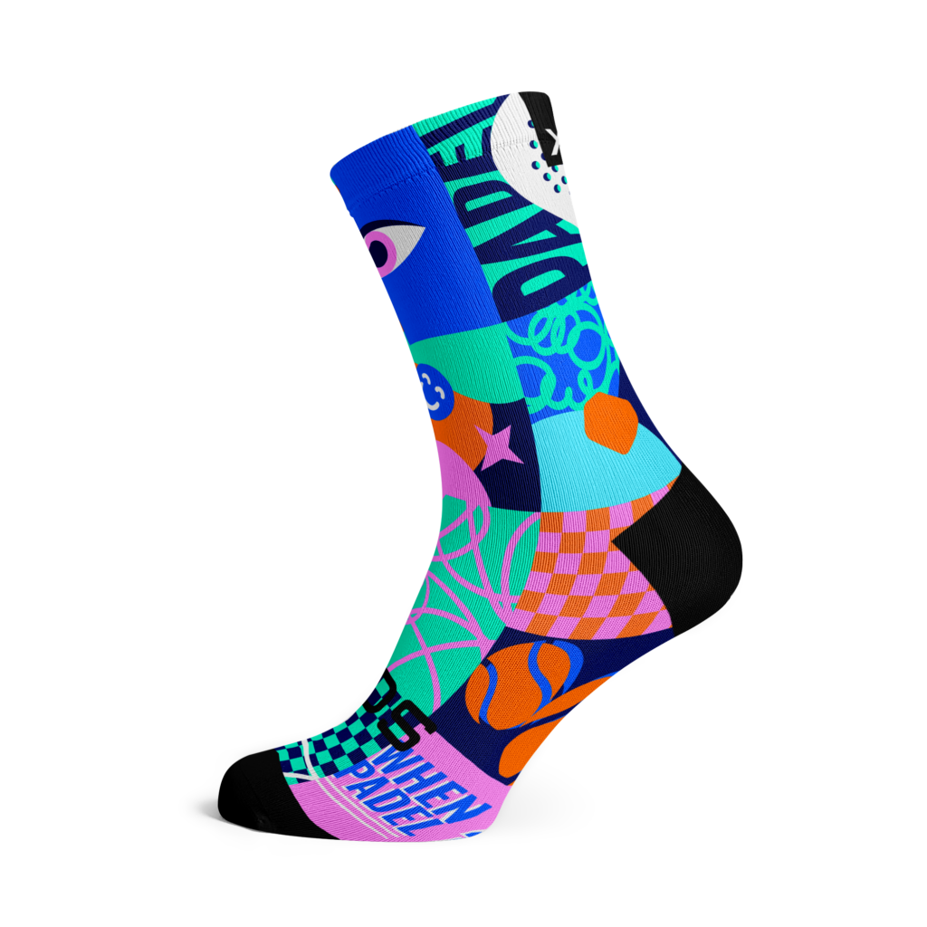 CALZE SOX FOOTWEAR BLOCKS PINK