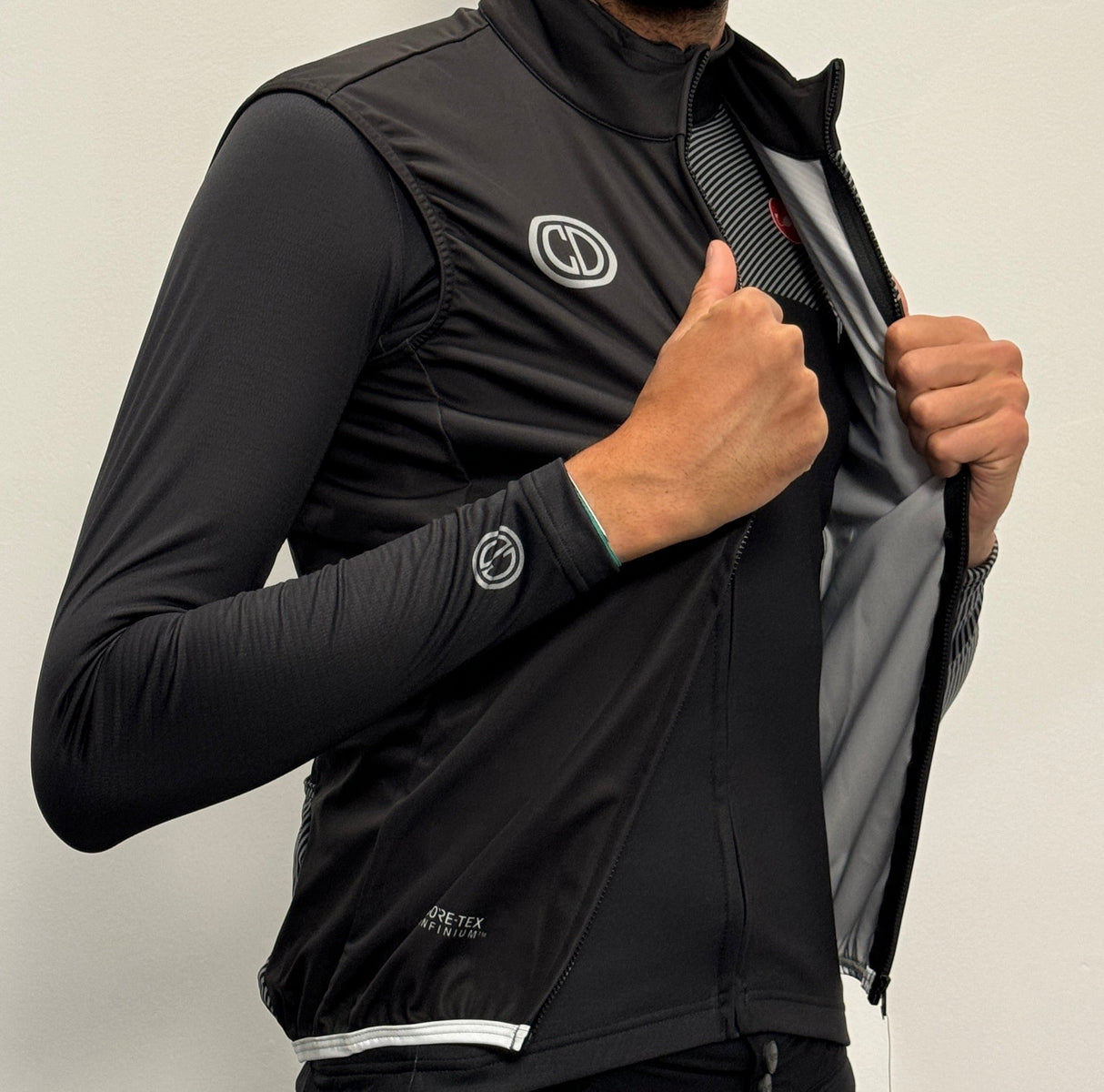 CASTELLI VEST - Limited Edition Cicli Drigani "Black Stripes" WINTER SALES