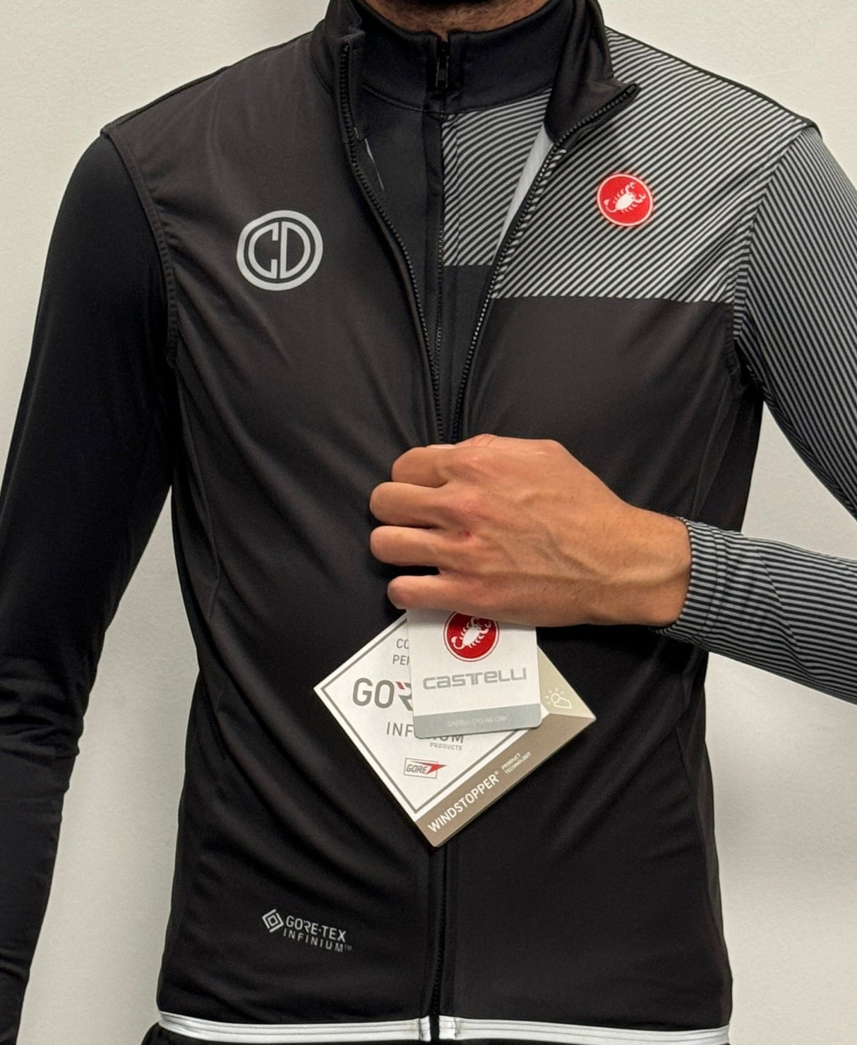 CASTELLI VEST - Limited Edition Cicli Drigani "Black Stripes" WINTER SALES
