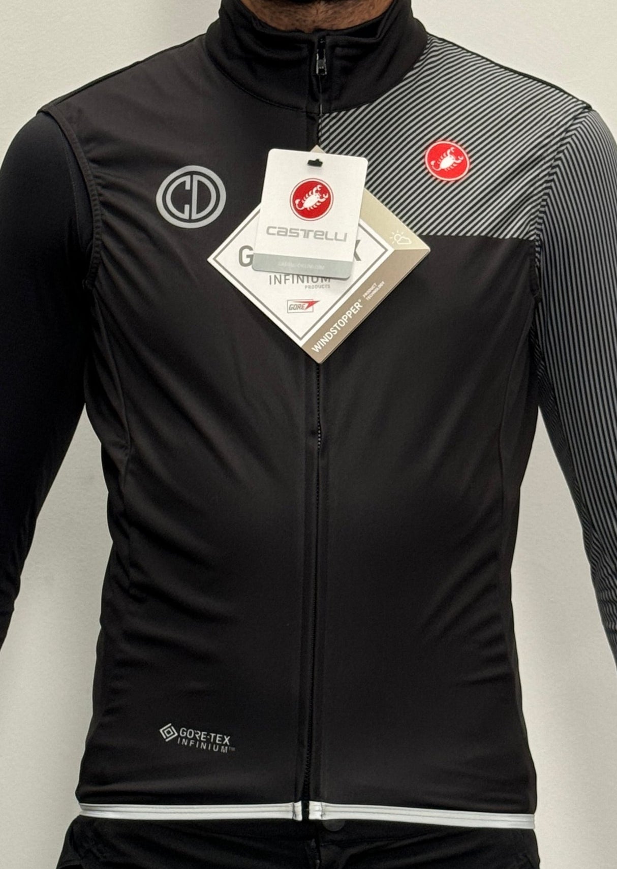 CASTELLI VEST - Limited Edition Cicli Drigani "Black Stripes" WINTER SALES