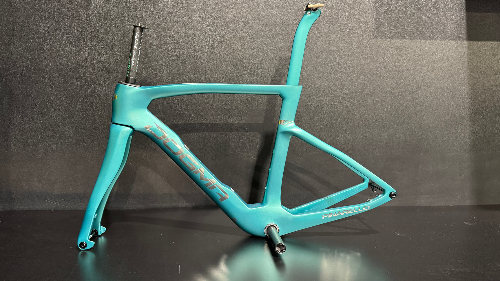Pinarello Dogma F Disc MyWay Mono Borealis Grün Rahmen Kit