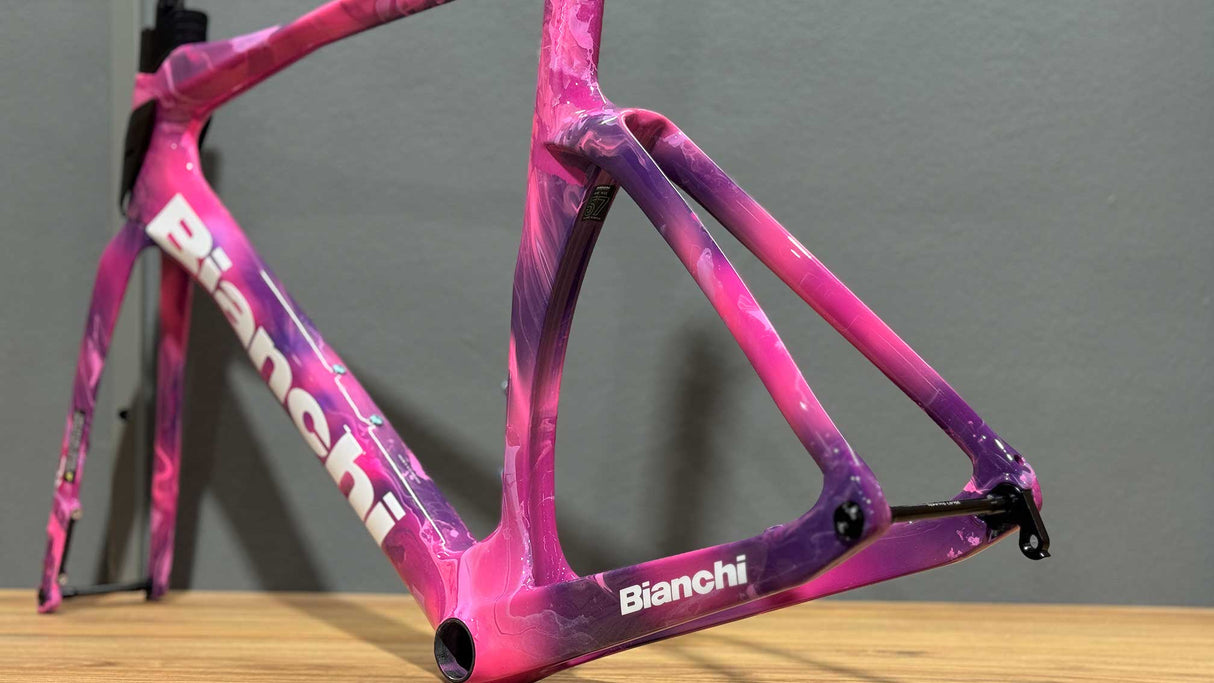 KIT TELAIO BIANCHI OLTRE RC DISC OFFICINA BIANCHI MIAMI DRIP