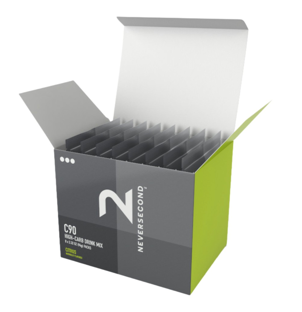 NEVERSECOND HIGH CARB DRINK MIX C90 INTEGRATOR BOX