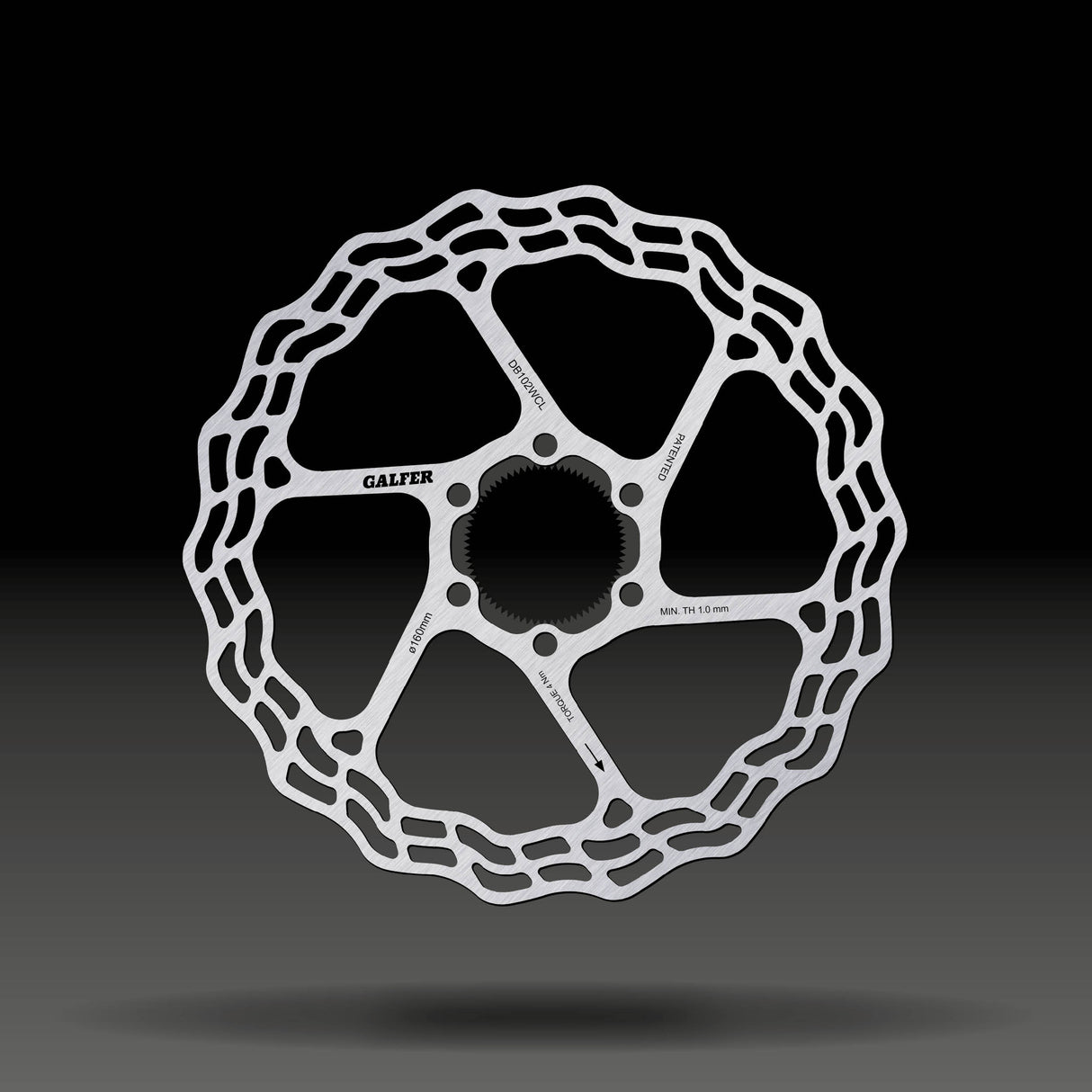 ROTORE GALFER WAVE CENTER LOCK SYSTEM 160x1.8mm