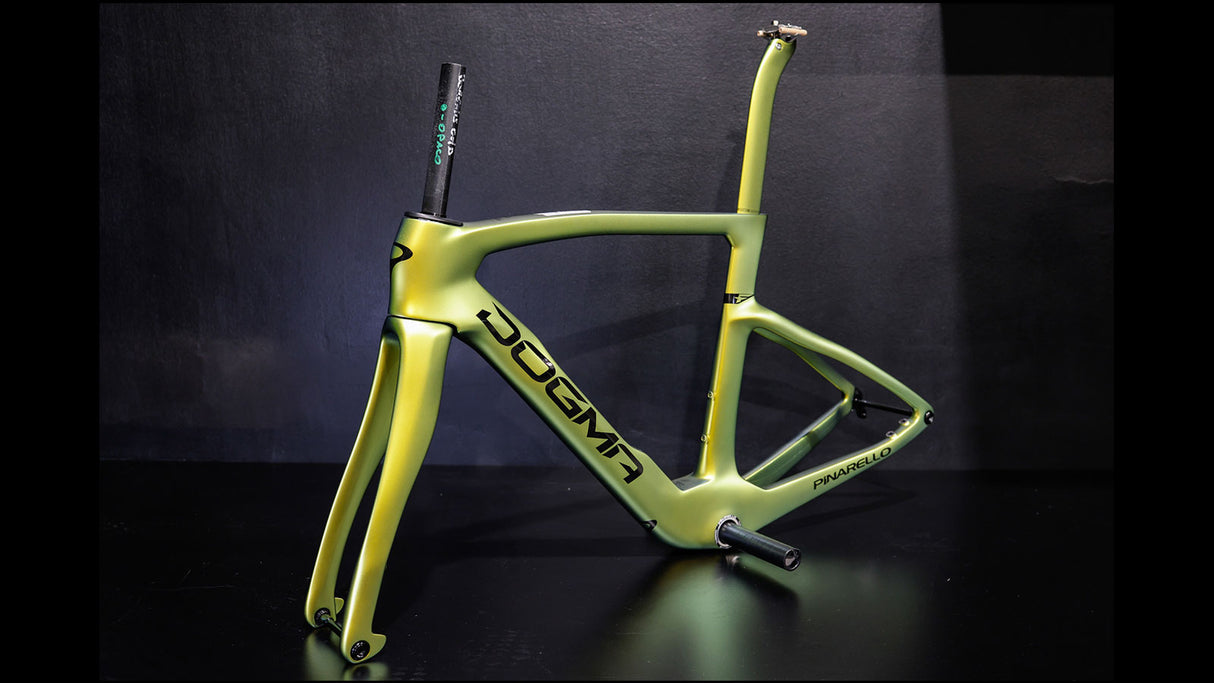 Kit Telaio Pinarello Dogma F Disc MyWay Mono Borealis Yellow Gold
