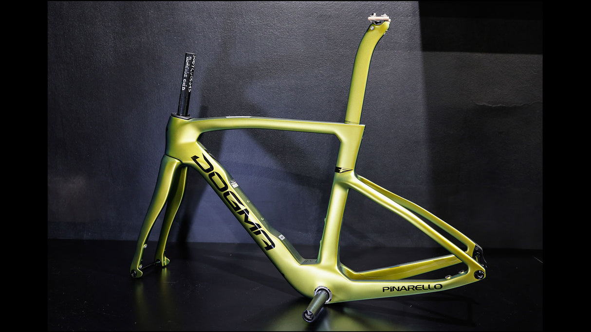Kit Telaio Pinarello Dogma F Disc MyWay Mono Borealis Yellow Gold