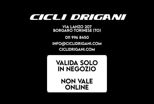 GIFT CARD IN-STORE CICLI DRIGANI