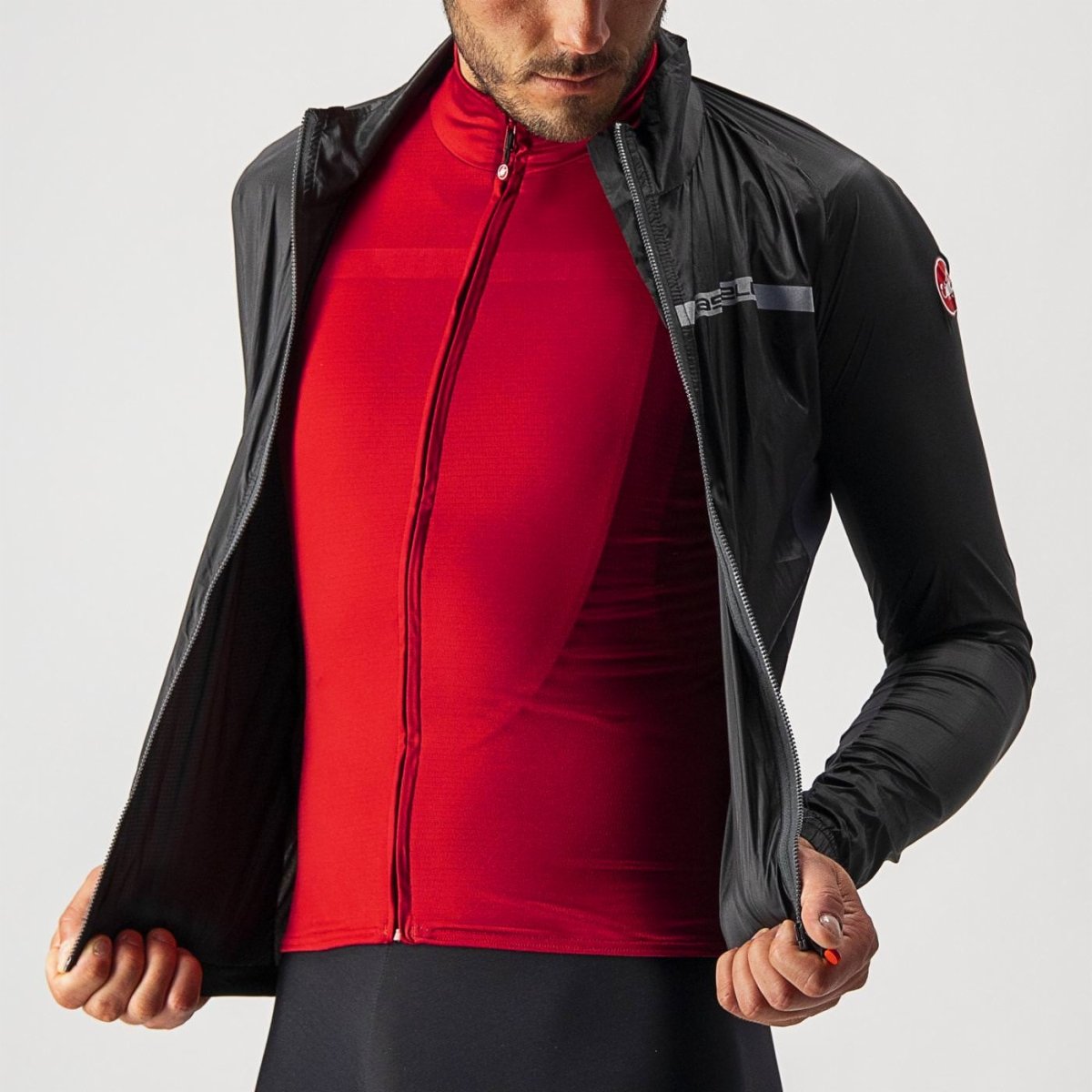 Veste coupe-vent CASTELLI SQUADRA Stretch promo
