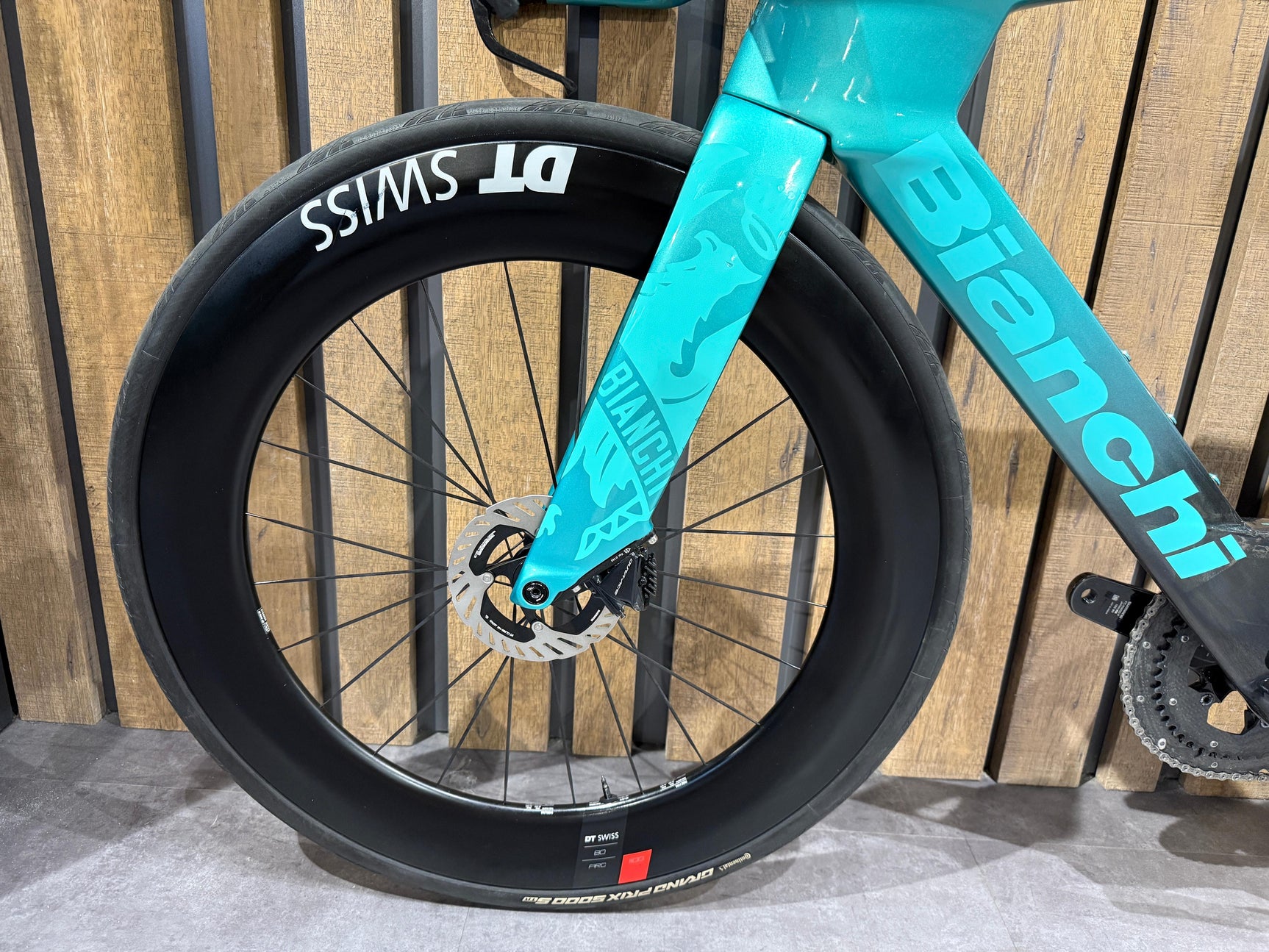 Bianchi Aquila Disc Tri Ultegra Di2 PM Dura-Ace Größe L - Usato