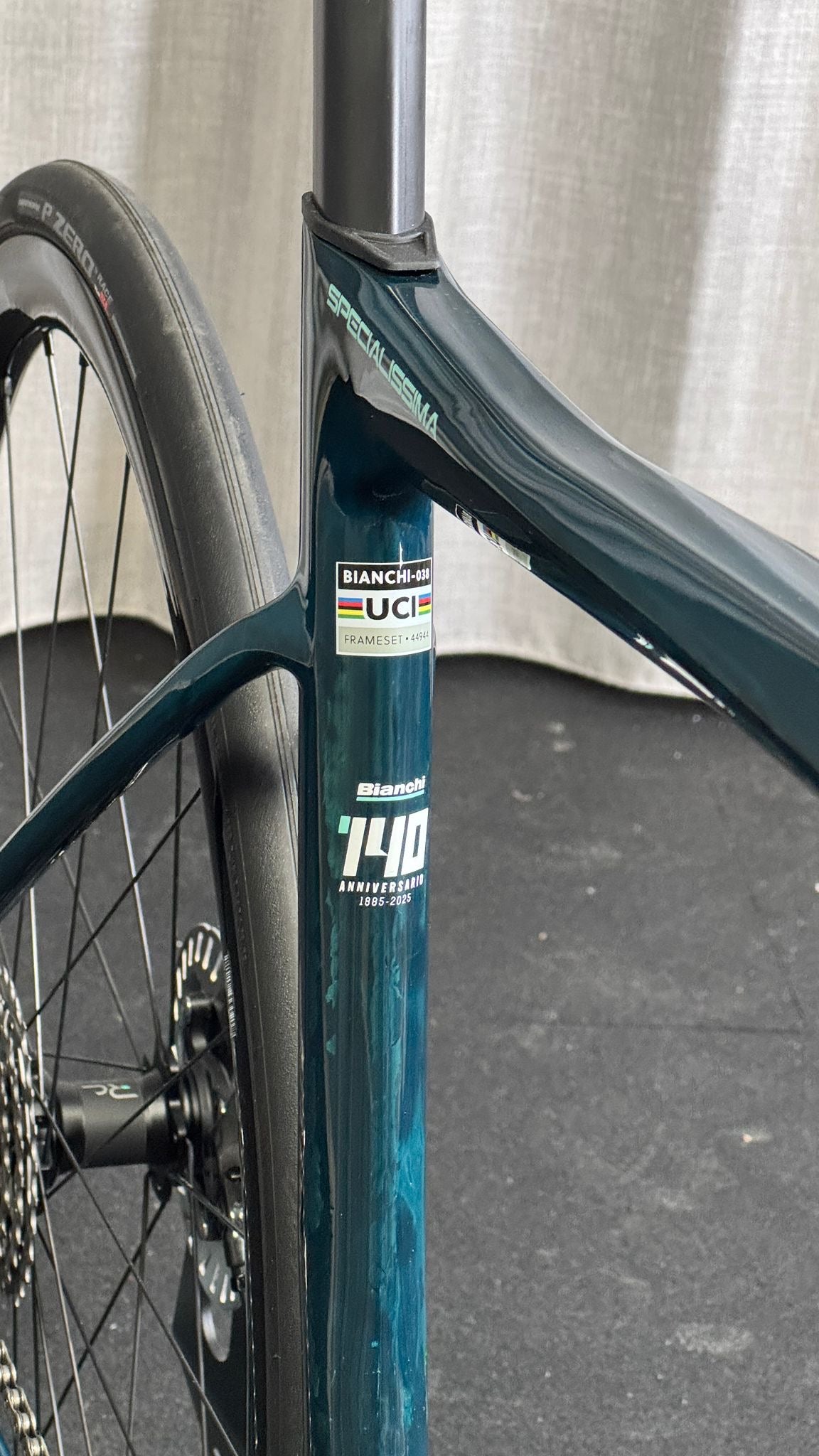 BIANCHI SPECIALISSIMA RC 140 ANNIVERSARY EDITION DURACE DI2 12SP POWERMETER