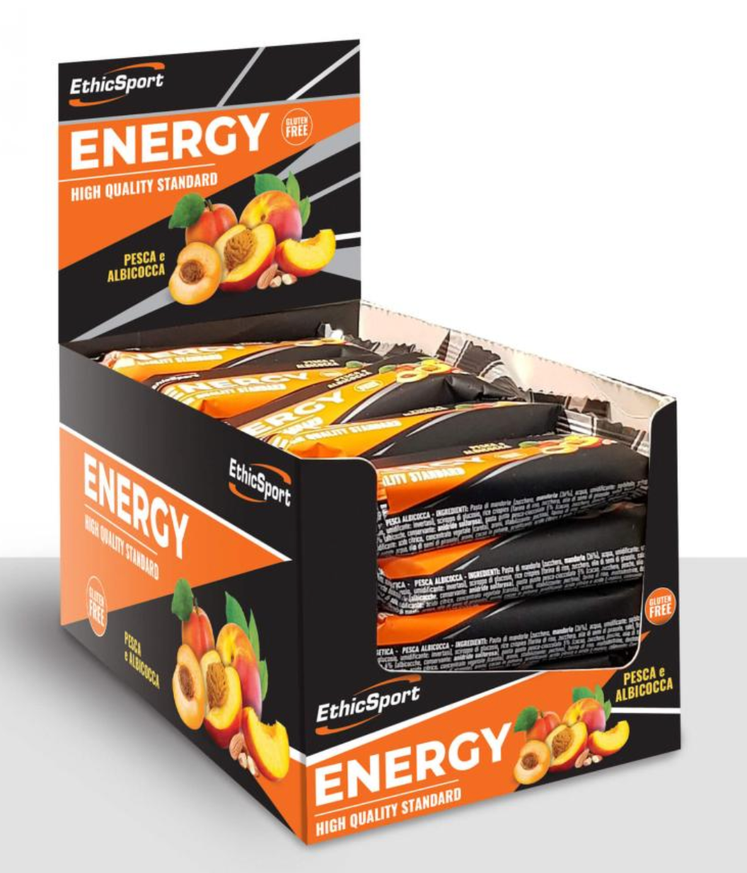 BOX BARRETTE ETHIC SPORT ENERGY HIGH QUALITY STANDARD PESCA E ALBICOCCA