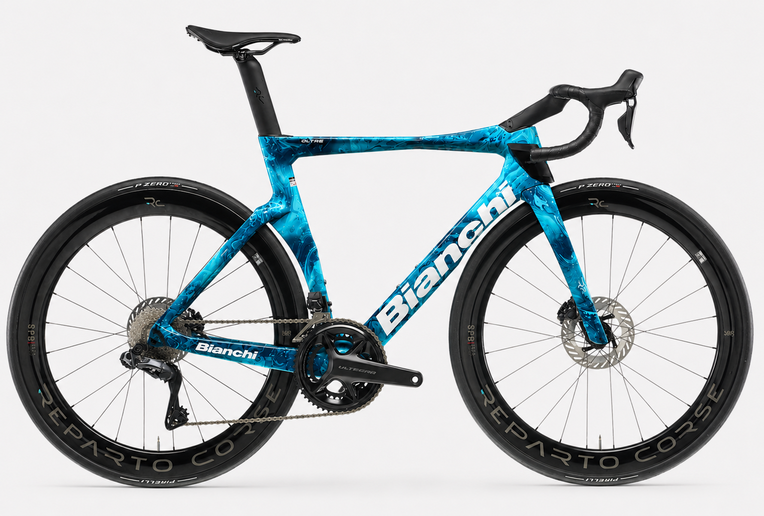 BIANCHI OLTRE RC CUSTOM SHIMANO ULTEGRA DI2 12v POWERMETER