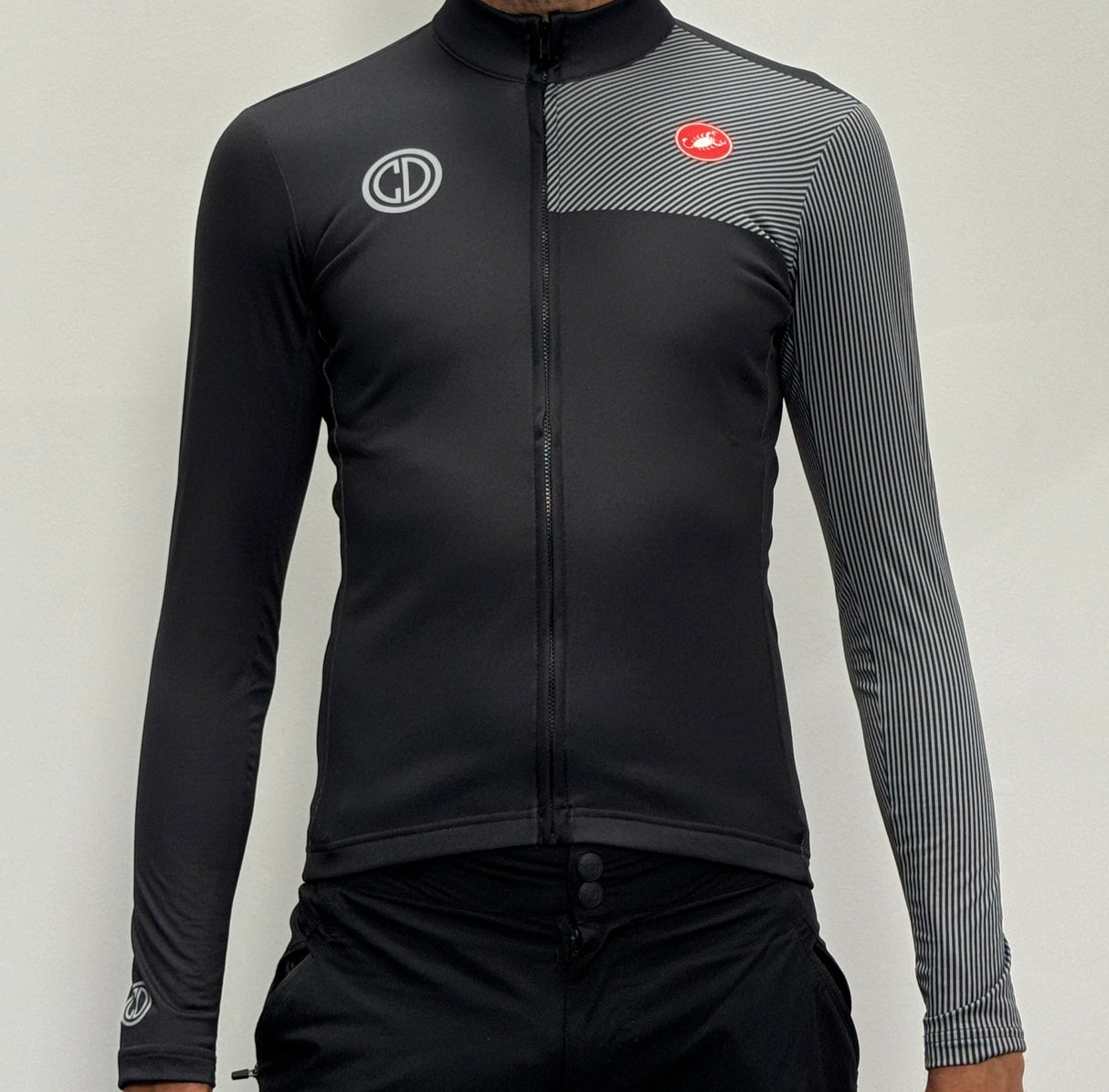 CASTELLI THERMAL LS JERSEY Limited Edition Cicli Drigani "Black Stripes"