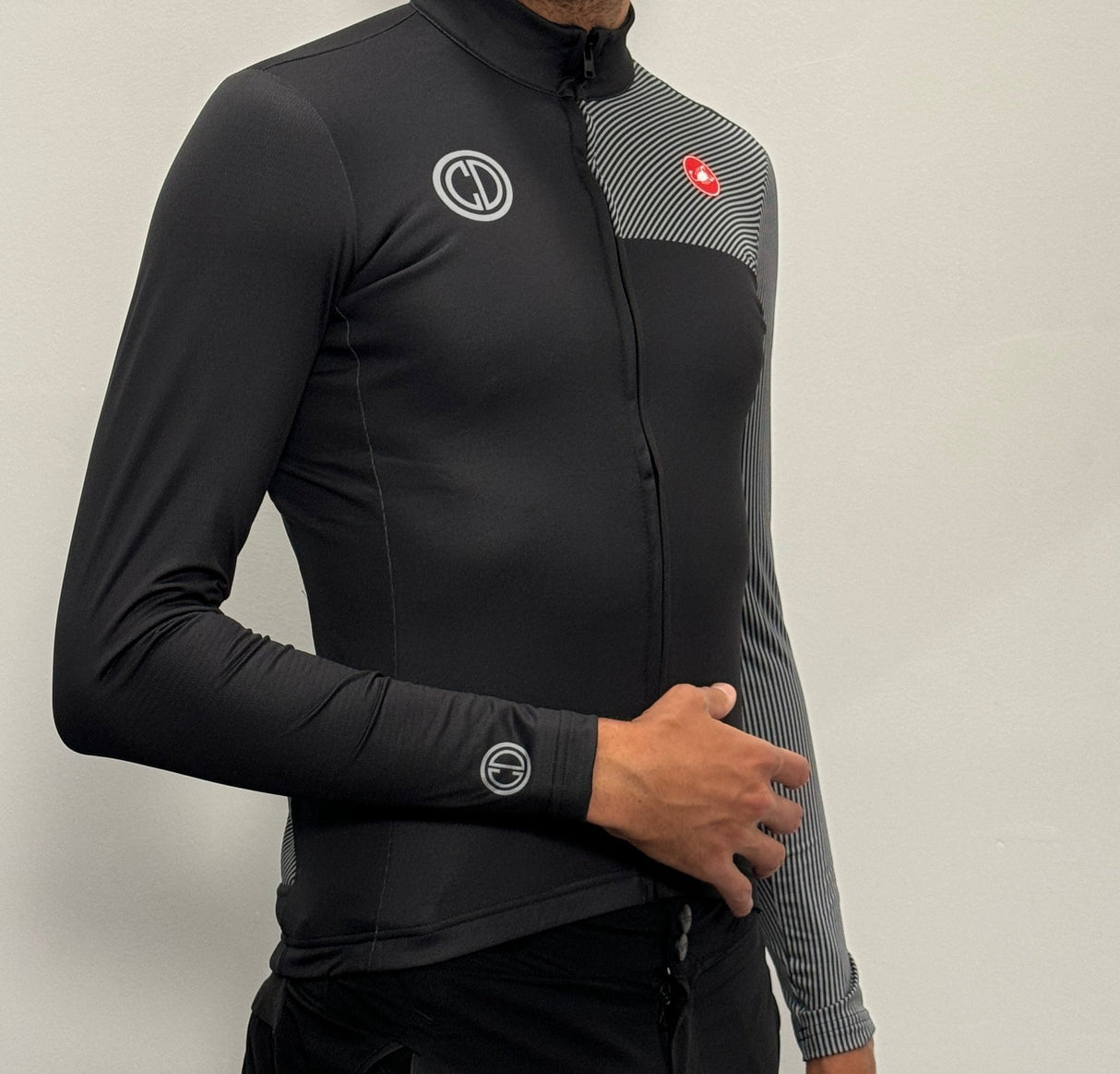 Maglia manica lunga Castelli Thermal - Limited Edition Cicli Drigani "Black Stripes"