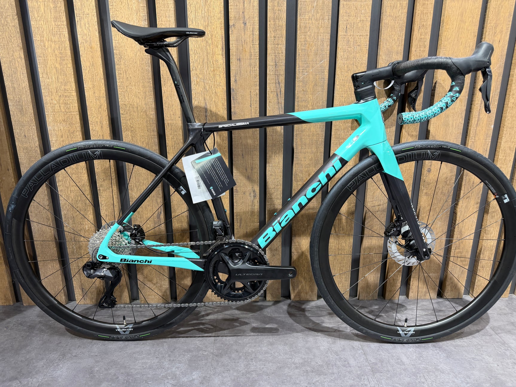 BIANCHI SPECIALISSIMA CV ULTEGRA Di2 12V RUOTE VELOMANN Tg. 53 - Demo