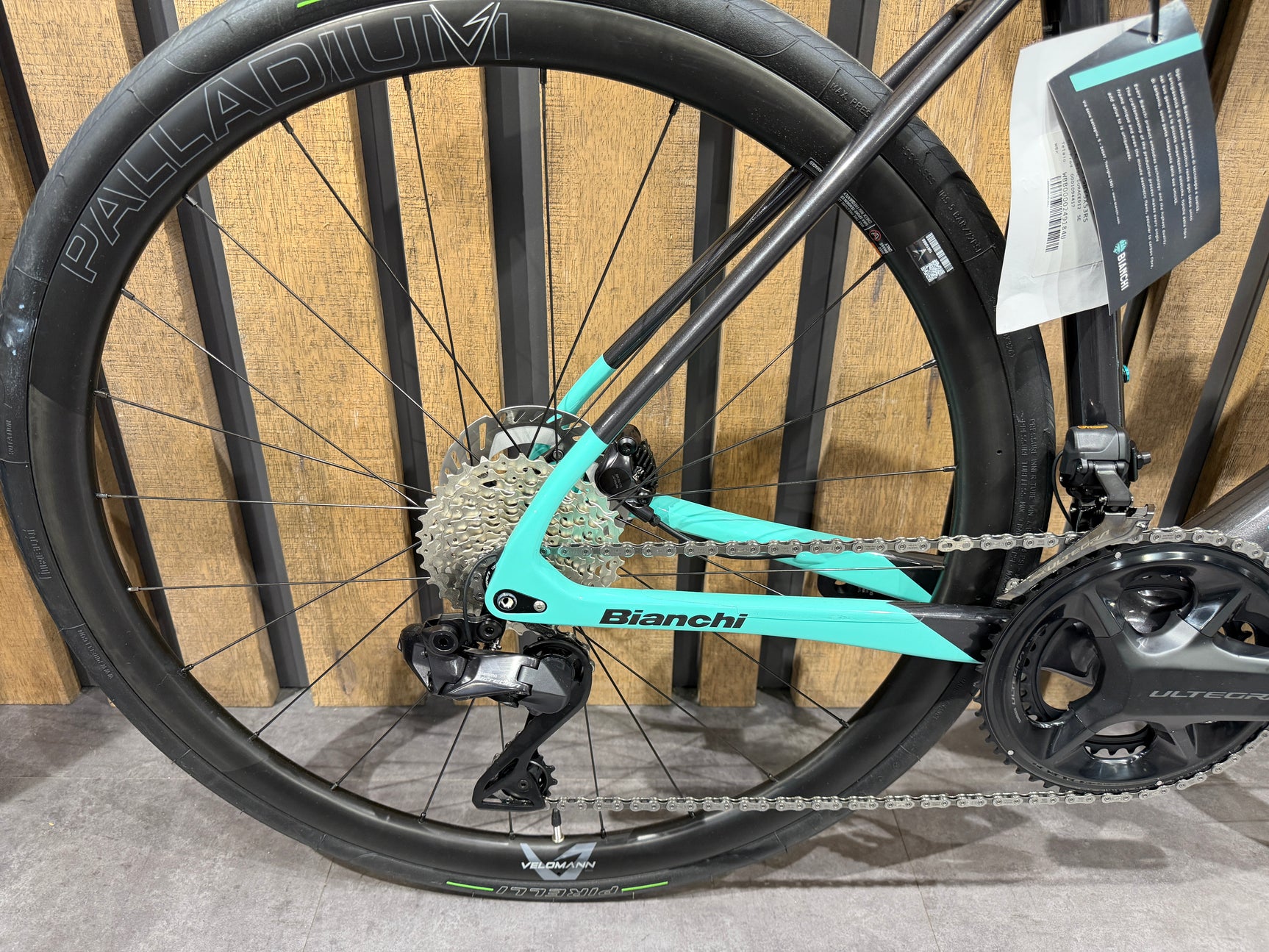 BIANCHI SPECIALISSIMA CV ULTEGRA Di2 12V RUOTE VELOMANN Tg. 53 - Demo