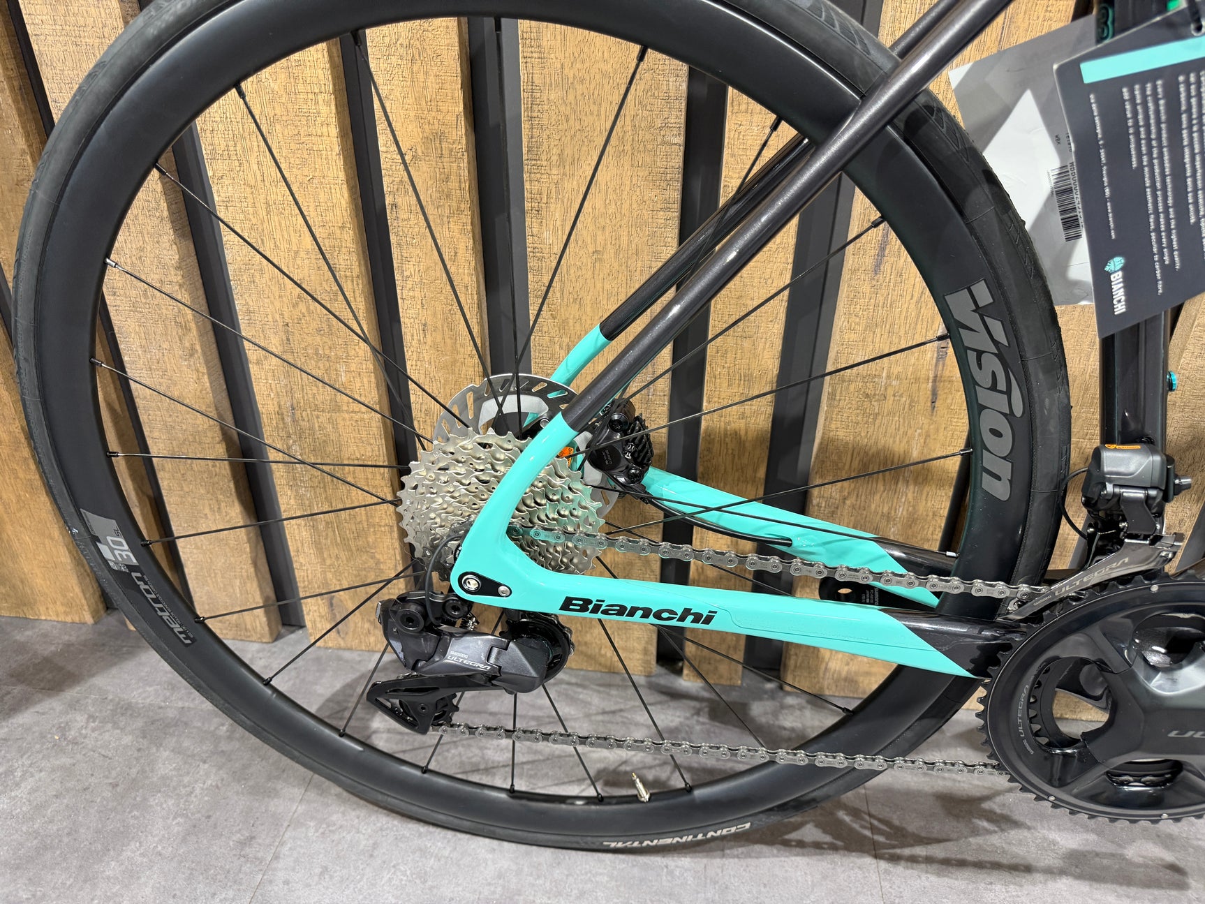 BIANCHI SPECIALISSIMA CV ULTEGRA Di2 12V RUOTE VISION Tg. 53  - Demo