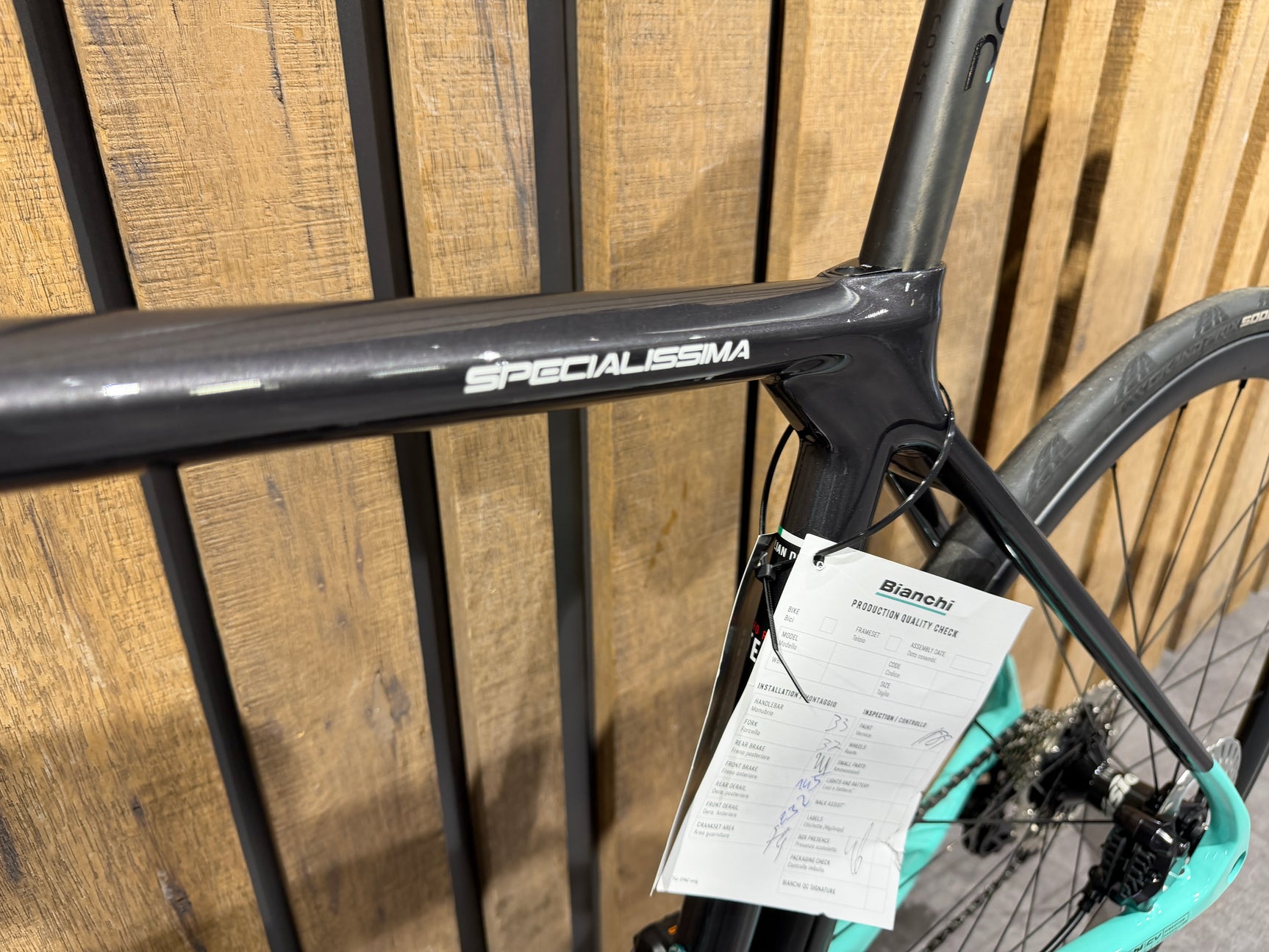 BIANCHI SPECIALISSIMA CV ULTEGRA Di2 12V RUOTE VISION Tg. 53  - Demo