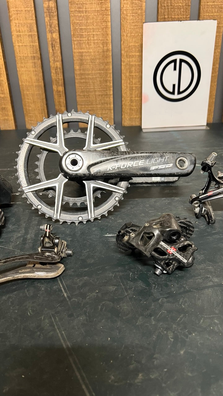 Campagnolo Super Record 11-Gang Felgen-/Bremssattelgruppe - Usato