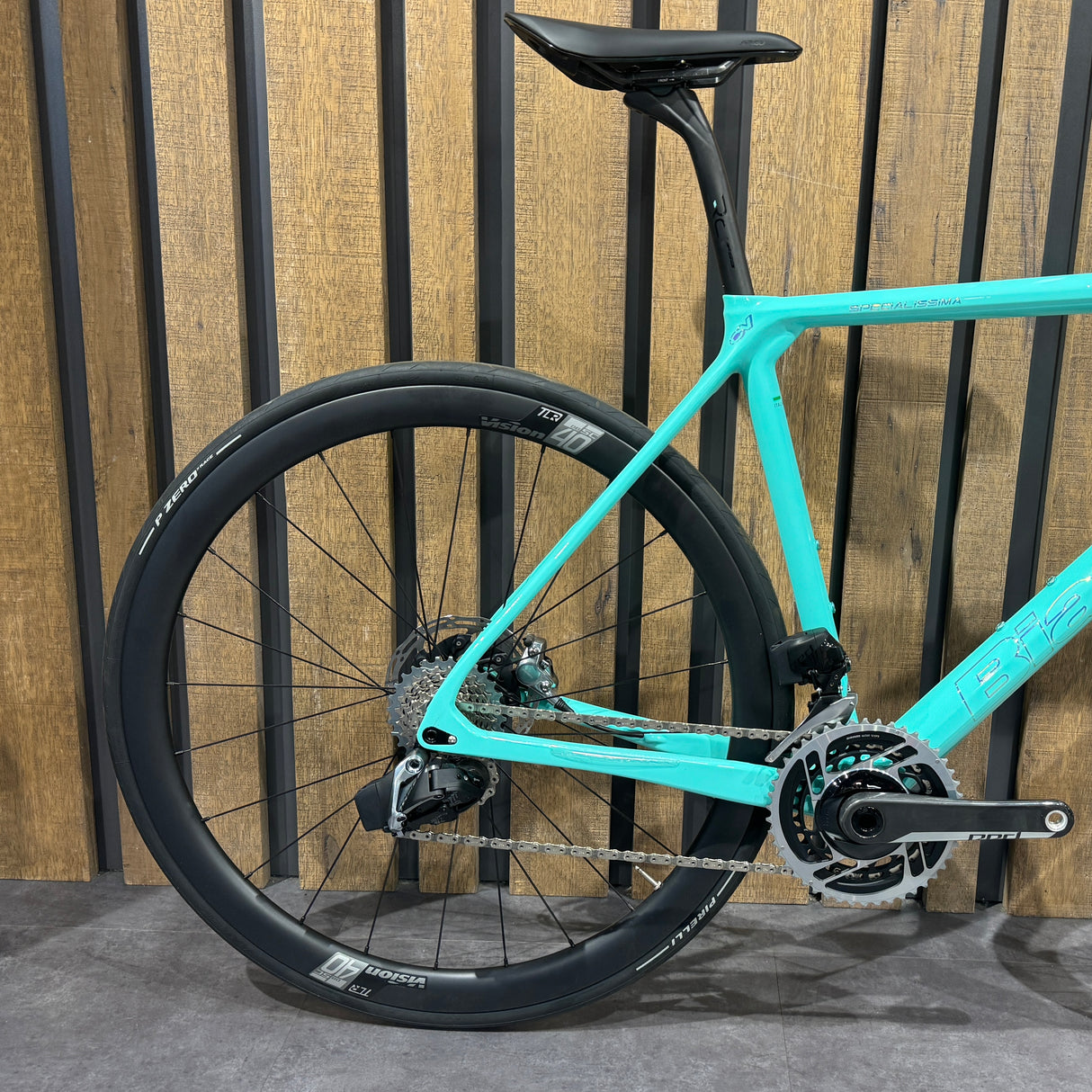 Bianchi Specialissima 2022 Sram Red eTap AXS 12sp • Vision SC40 Km0