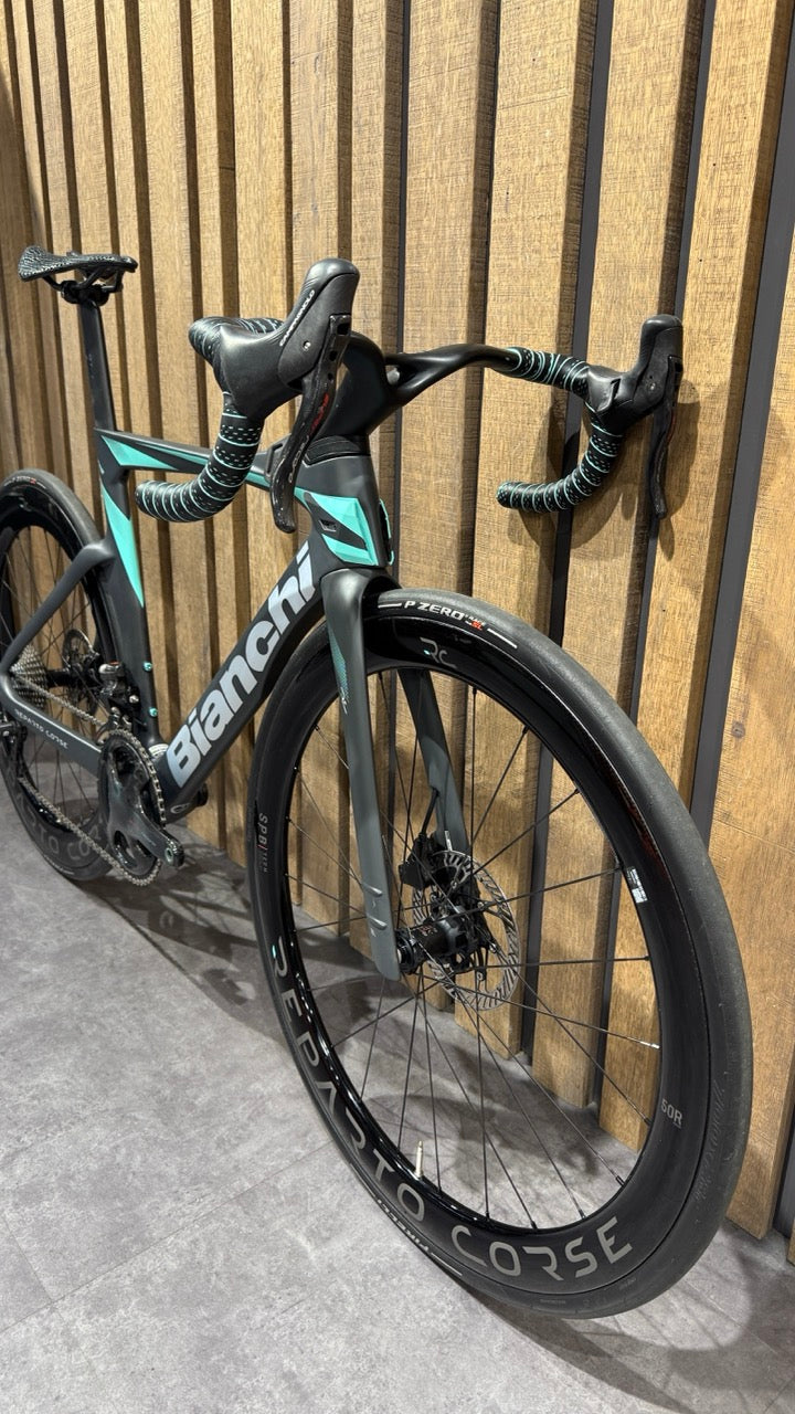 Bianchi Oltre RC Campagnolo SuperRecord EPS Tg.53 - Demo