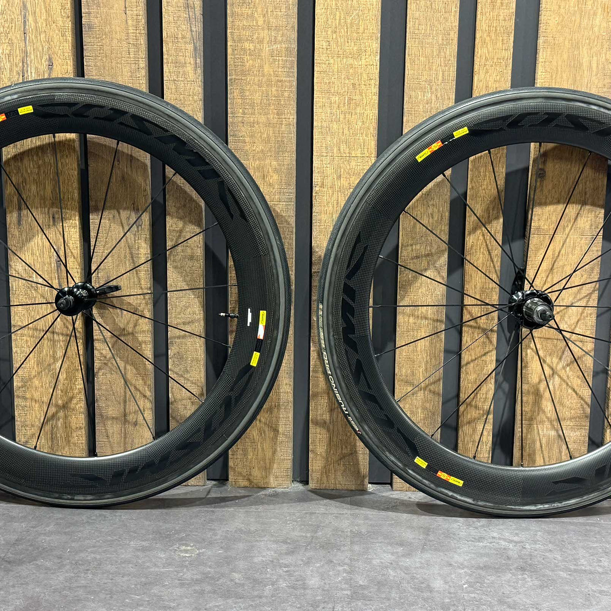 Pair of Mavic Cosmic CXR 60 Carbon RIM Wheels - 2nd Hand – Cicli ...