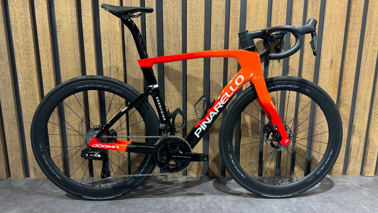 PINARELLO DOGMA F 2025 DURA ACE DI2 TEAM INEOS TEST BIKE 500 KM