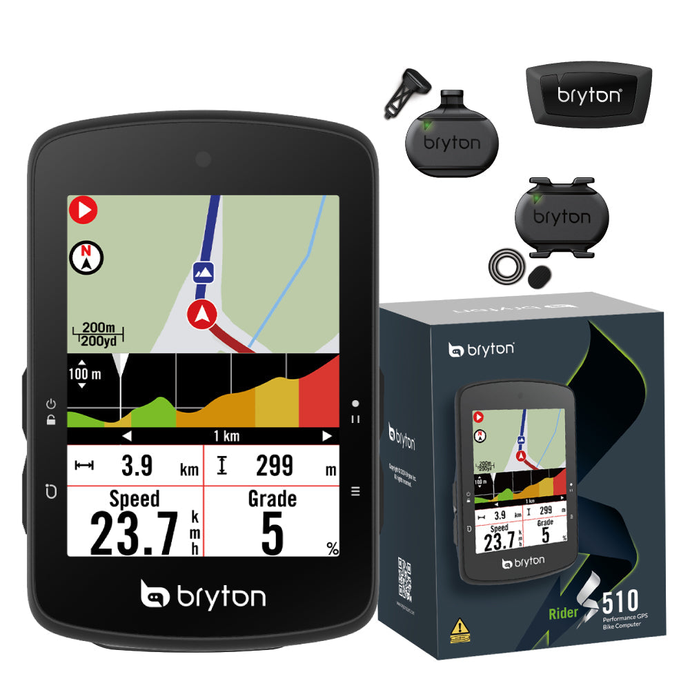 CYCLING COMPUTER GPS BRYTON RIDER S510E