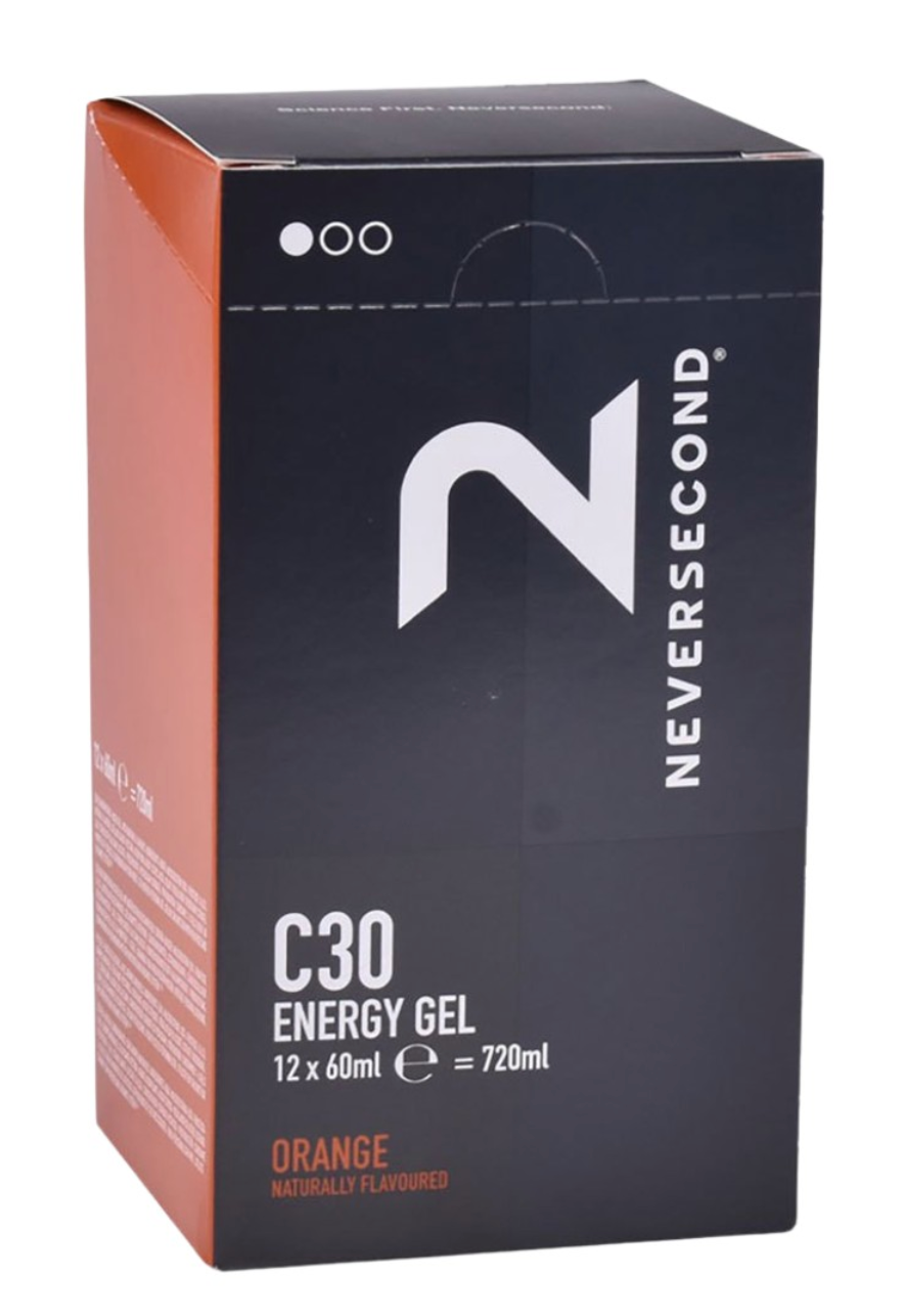 BOX GEL NEVERSECOND ENERGY GEL C30