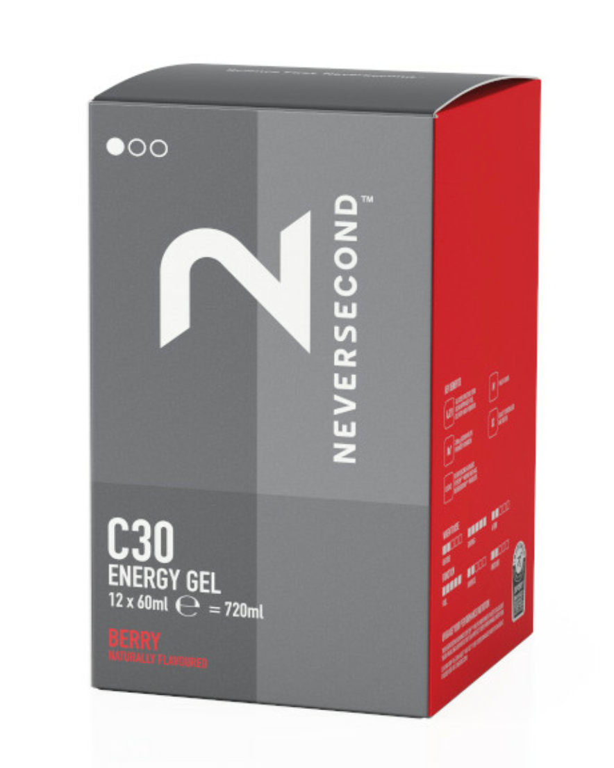 BOX GEL NEVERSECOND ENERGY GEL C30