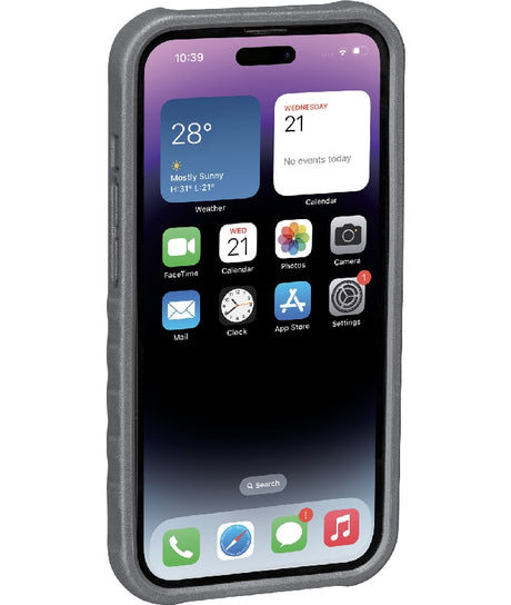 CUSTODIA RIDECASE PER IPHONE 14 PRO NERA/GRIGIA