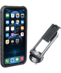 CUSTODIA RIDECASE PER IPHONE 12 PRO MAX NERA/GRIGIA CON SUPPORTO INCLUSO