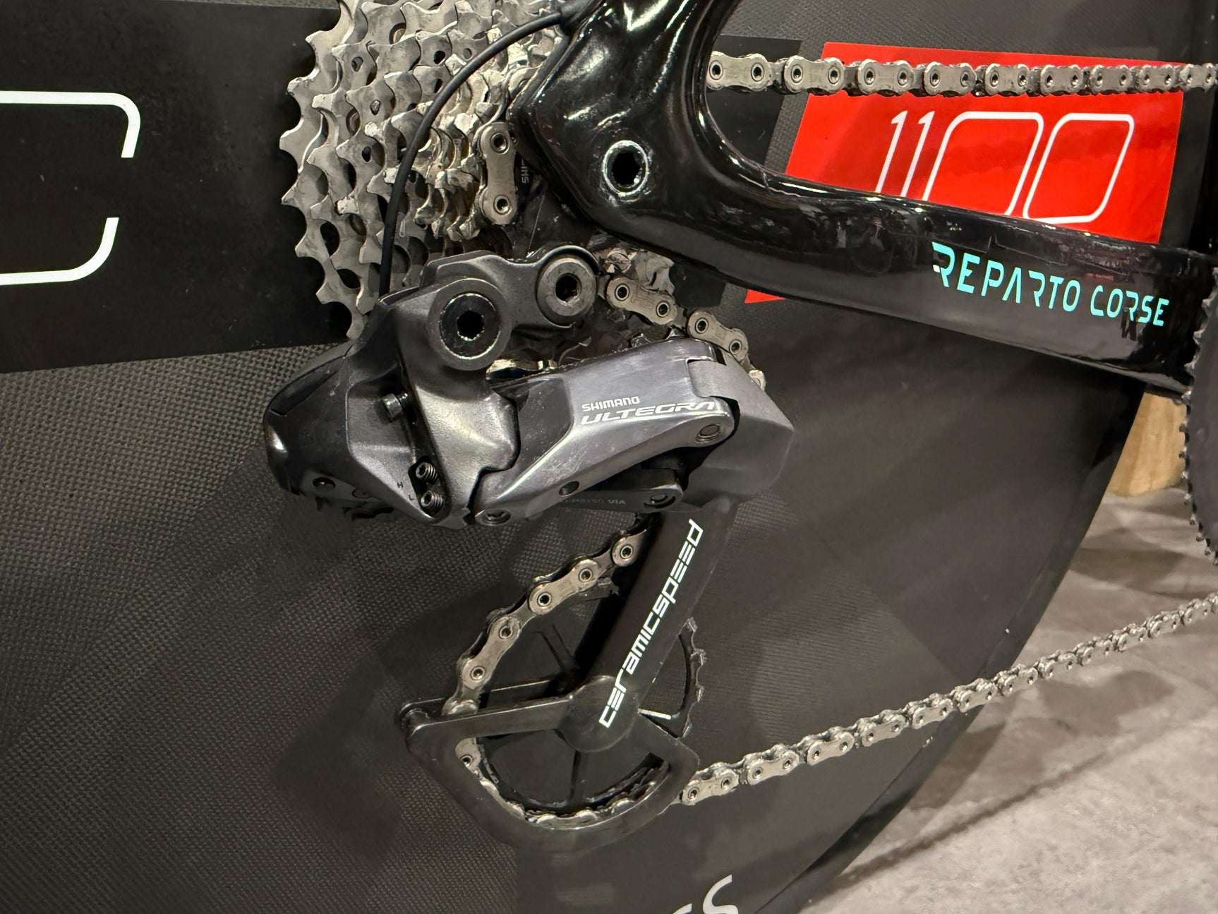 Bianchi Aquila Disc Tri Ultegra Di2 PM Dura-Ace Größe L - Usato