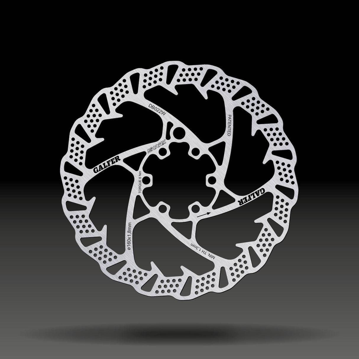 ROTORE GALFER SHARK 160x1.8mm