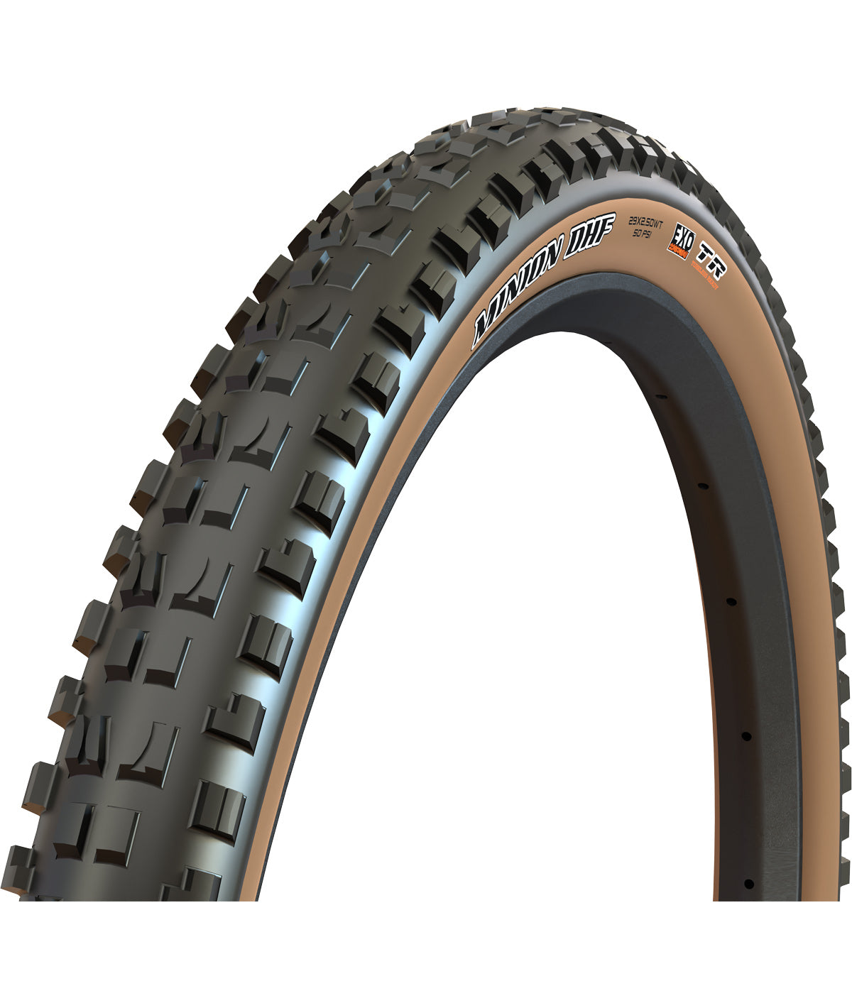 Pneu Maxxis Minion DHF EXO TR 60TPI pliable 3C Maxxgrip